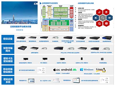 东进技术以信创密码产品赋能云密码服务平台