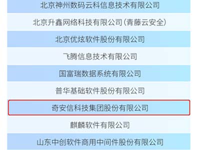 奇安信首批入选网络安全技术与产业发展工信部重点实验室专项工作组